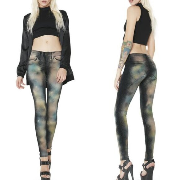 NWT Wildfox Couture Marianne Jeans in Celestial - Picture 1 of 9